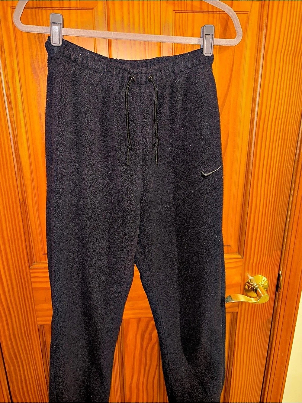 Nike Sportswear Sherpa Fleece Jogger Pants Black Small